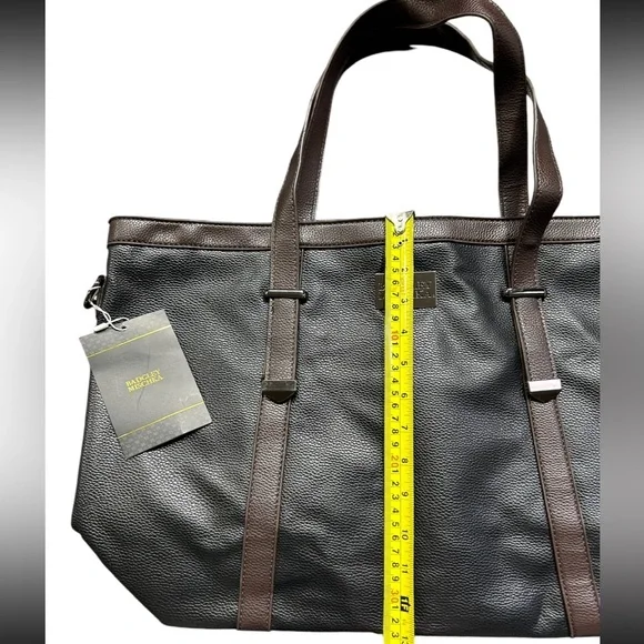 BADGLEY MISCHKA Pebble Vegan Leather Tote Weekender Travel Bag NWT - www.joarbit.com BADGLEY MISCHKA Pebble Vegan Leather Tote Weekender Travel Bag NWT - www.joarbit.com